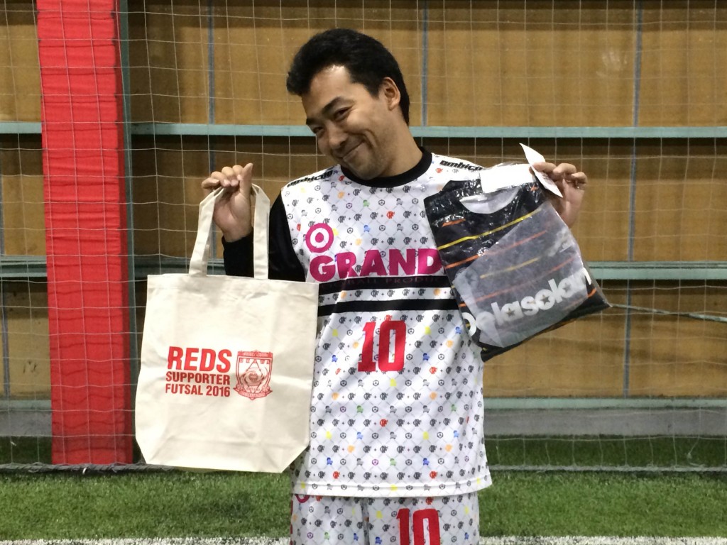 得点王　榎本貴志さん・GRANDE